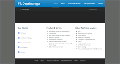 Desktop Screenshot of depriwangga.com